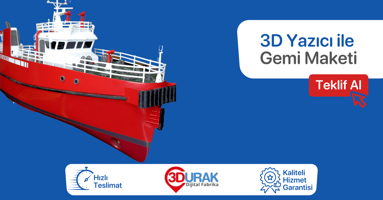 3D YAZICI İLE GEMİ MAKETİ